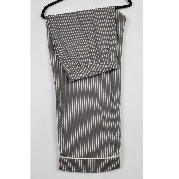 Pajamagram Gray Stripe Classic Button-Front Pajamas, Men Size XL PRE-OWNED - Picture 6 of 7